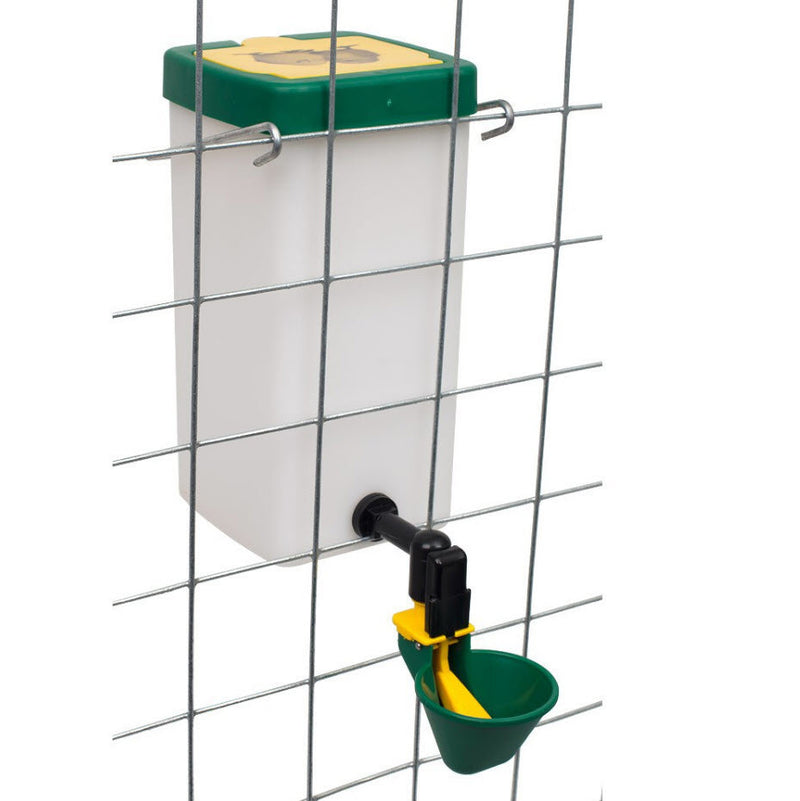 Load image into Gallery viewer, Olba producten kuiken drinkfles met drinkcup 1 l naturel incl beugel
