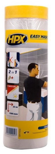 Hpx producten easy mask tape folie fine line 2700mm x 20m