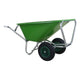 Fort producten kruiwagen f s 165l groen hdpe bak verz onderstel 2 wiel