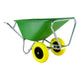 Fort producten kruiwagen f s 165l groen hdpe bak 2 wiel nooitmeerlek