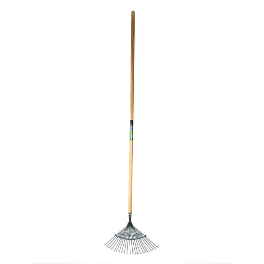 Mm eurotool producten gazonhark mm 22tds ronde tand met steel 150cm