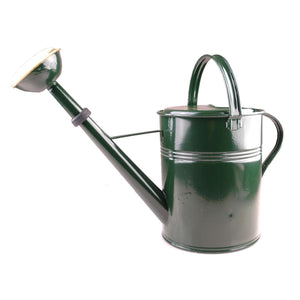 Producten gieter groen gelakt messing broes 9l