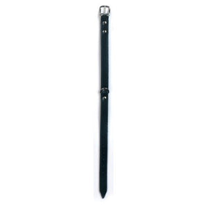 Producten hondenhalsband leer 18mm zwart