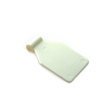 Producten kunststof prijsschild 27x27mm tbv blisterhaak