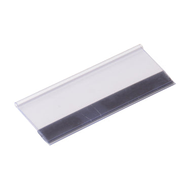 Producten prijsstrip 100x38mm transparant met magneettape