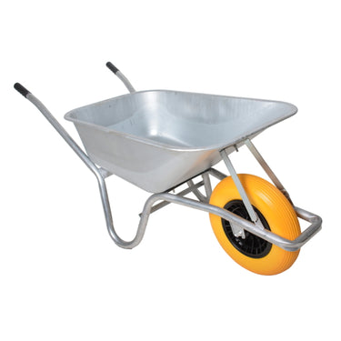 Mm producten kruiwagen 85l verzinkte bak verz ond ged plusnml wiel