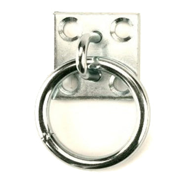 Producten muurplaat met ring 8mm rvs per stuk gelabeld