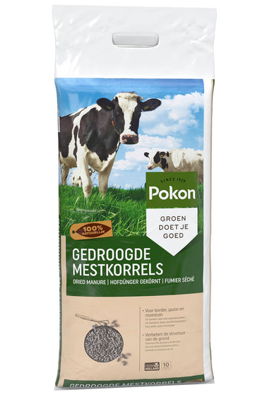 Pokon producten gedroogde mestkorrel 10kg