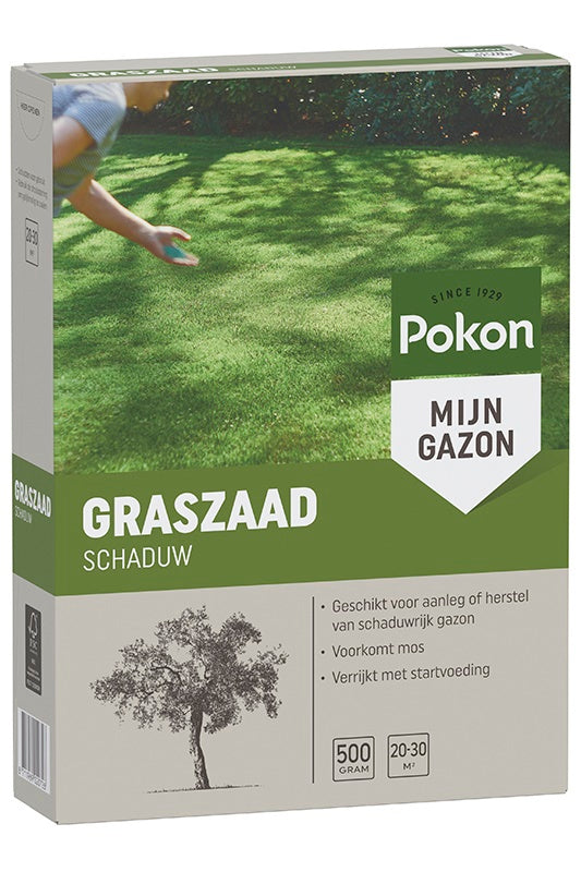 Pokon graszaad schaduw