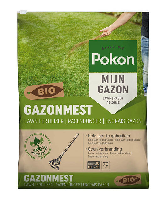 Pokon bio gazonmest 5kg voor 75m² - 7687564400