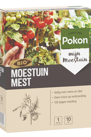 Pokon producten bio moestuinmest 1kg