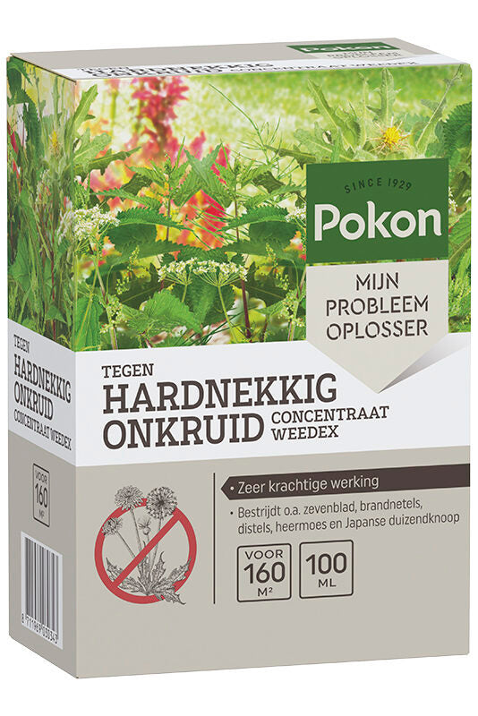 Pokon tegen hardnekkig onkruid concentraat 100ml weedex