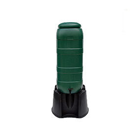 Begreen producten regenton compl 100 liter groen plus gratis voet