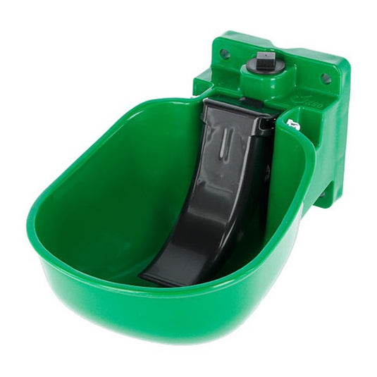 Drinkbakje kunststof groen k50 34 12 met tong