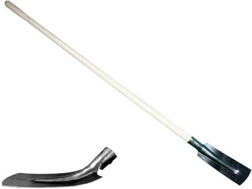 De wit producten kabelschop 12cm breed met 130cm knopsteel