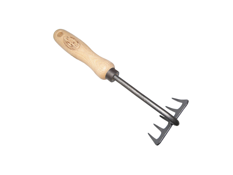 Afbeelding laden in galerijviewer, De wit producten handhark gesmeed 5 tands essen handvat 14cm dewit
