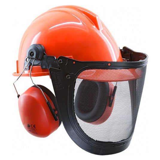 Bosbouwkit helm vizier gehoorkap