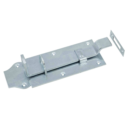 Waelbers hangslotschuif met bocht 200mm blauw verzinkt