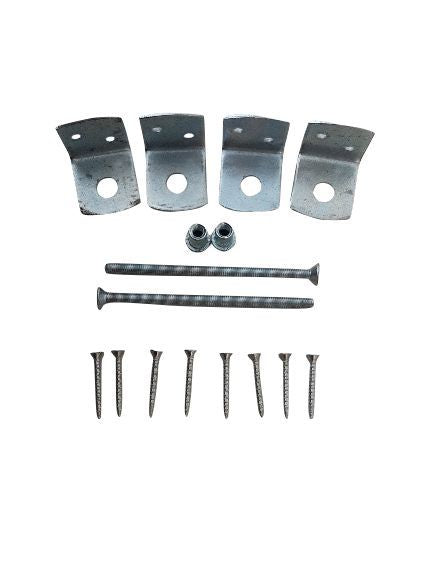 Waelbers uni beslag set bout l100mm schroeven gegalvaniseerd