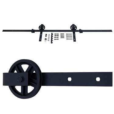 Waelbers producten hangrolset wiel met rail in 1 lengte 2000mm