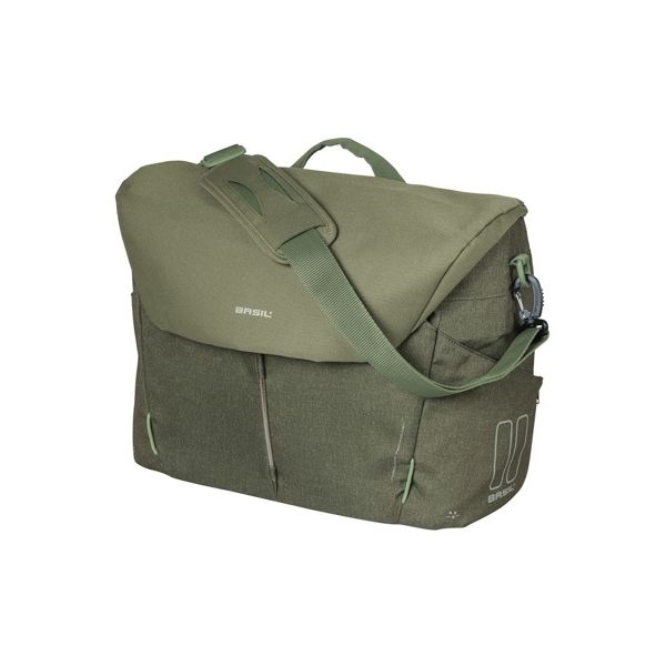 Load image into Gallery viewer, Basil B-Safe Commuter Nordlicht - laptoptas - 17 liter - olijf groen
