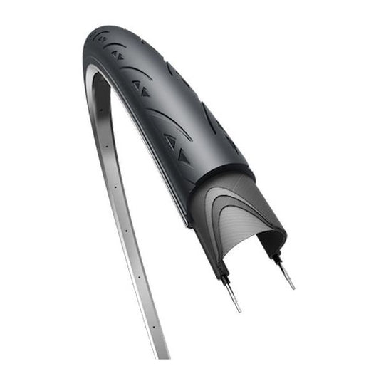 Edge vouwband -obor mojo stamino 28 x 1.10 25-622 - zwart