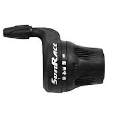 Sunrace versteller twist rechts 5 speed shimano compatible zwart