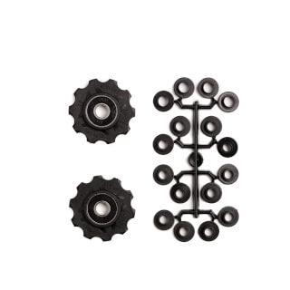 Load image into Gallery viewer, derailleurwieltjes 10 tanden 8S zwart 2 stuks
