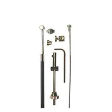 remkabel set voor trommelrem 1350 1000 mm zwart zilver