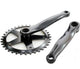 Crankstel 44t alu zwart 3 32 vlak