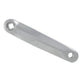 Crank ond. cr. links 170mm spieloos geb. alu zilver breed