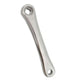 Crank ond. cr. links 170mm spieloos geb. alu zilver orient smal