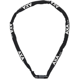 Axa slotketting rigid 120cm codeslot zwart (kaart)