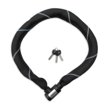 Lynx kettingslot art-2 110 cm x 8.3 mm nylon hoes zwart op kaart