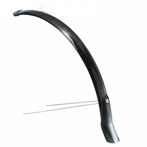 Voorspatbord Eurofender Snello 28 x 51 mm - zwart