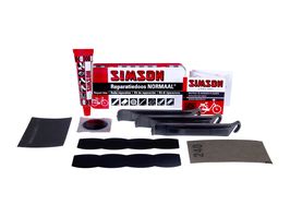 Load image into Gallery viewer, reparatiedoos Normaal 8 x 6 cm aluminium rood 10-delig
