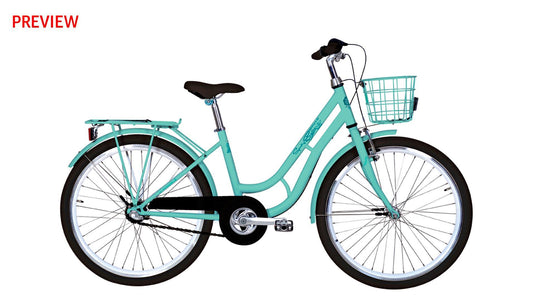 Ebsen jeugdfiets spirit of soller mod. 23 bike spir.of soller 24 34 3sp pastel teal