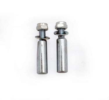 Simson crankspies zilver per 2 stuks op kaart
