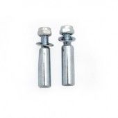 crank key 9.5 mm silver 2 pieces