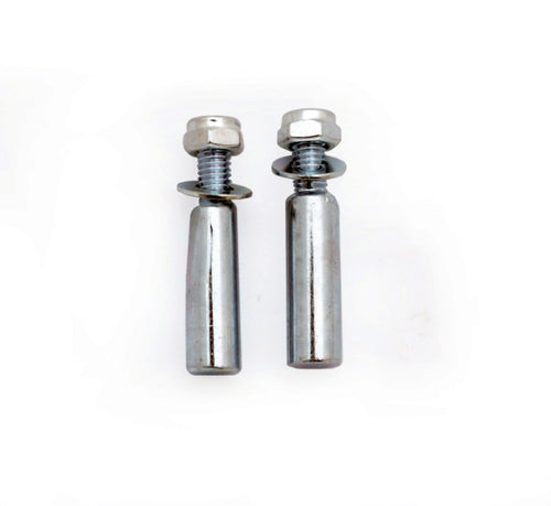 Simson crankspies zilver per 2 stuks op kaart