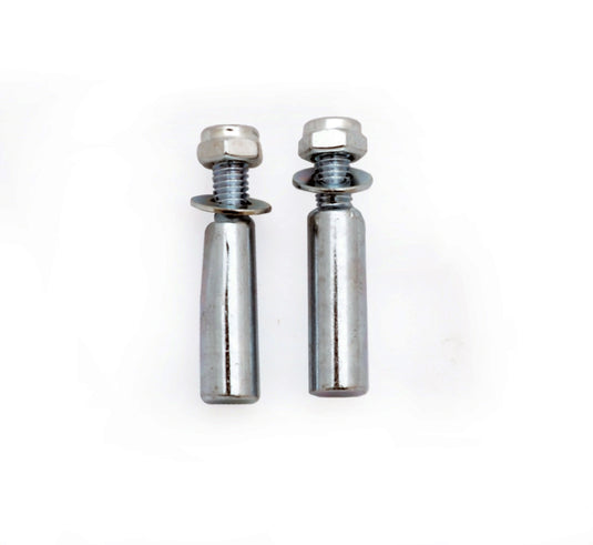 Simson crankspies zilver per 2 stuks op kaart