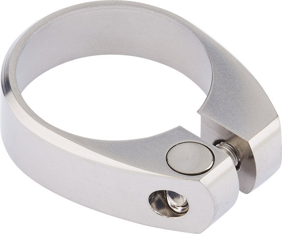 Load image into Gallery viewer, Blackheart titanium seatpost clamp
