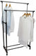 Kledingrek verstelbaar dubbel 145x43x160cm