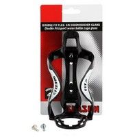 Simson bottle and bottle holder black glossy