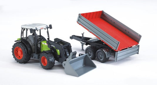 Bruder tractor claas nectis 267 f met aanhanger