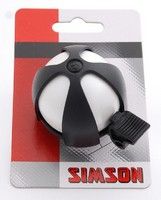 Simson bicycle bell Sport white-black on card