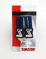 Load image into Gallery viewer, Snelbinder Trio Simson kort met 3 binders - marine blauw
