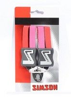 Fastener Triobinder Extra Short 49cm Pink Red