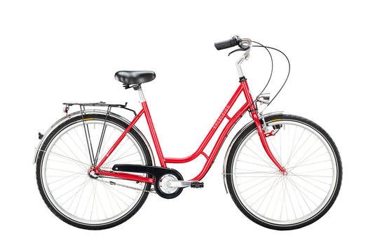 Excelsior stadsfiets touring niro mod. 24 bike excel.tour. niro 28 53 tour 1sp cb red me