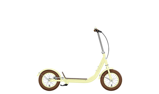 Excelsior step retro scooter (#1) scooter excels. retro light yellow